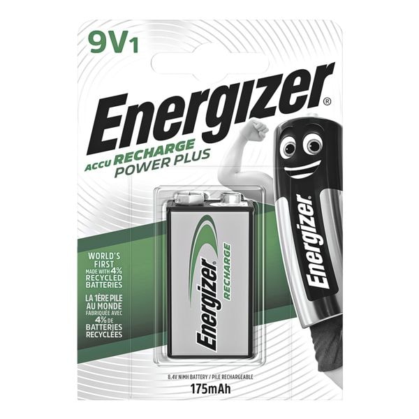 Oplaadbare batterij blok / 6LR61