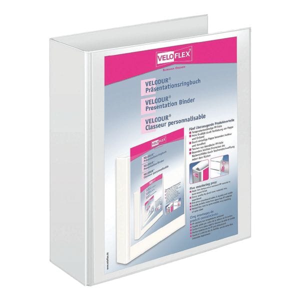 Presentatieringmap (2 ringen) tot 500 bladen A4 »Velodur&reg; 11391«