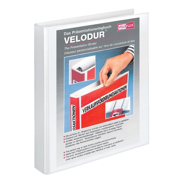 Presentatieringmap (4 ringen) tot 200 bladen A4 »Velodur&reg; 41431«