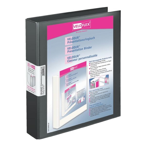 Presentatieringmap (4 ringen) tot 300 bladen A4 »Velodur&reg; 41481«
