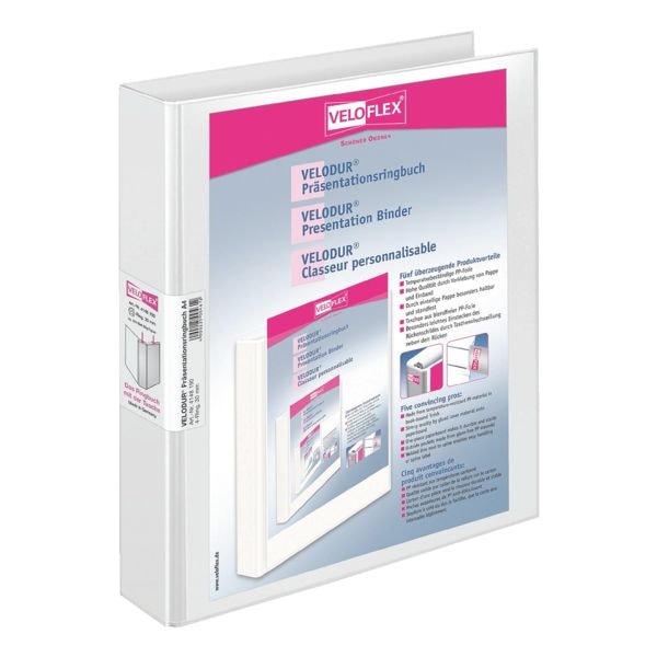 Presentatieringmap (3 ringen) tot 300 bladen A4 »Velodur&reg; 41481«