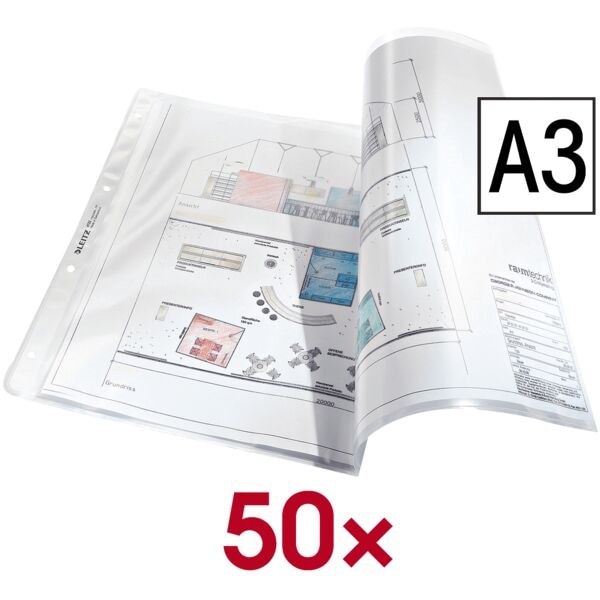 Insteekhoesjes »4723« A3 generfd- 50 stuks
