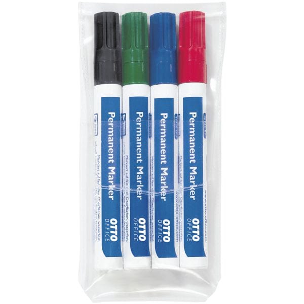 Pak van 4 permanent markers