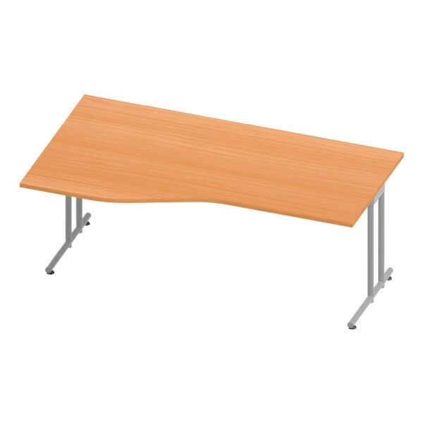 Bureau, vrije vorm »Flexiline II« 180 cm