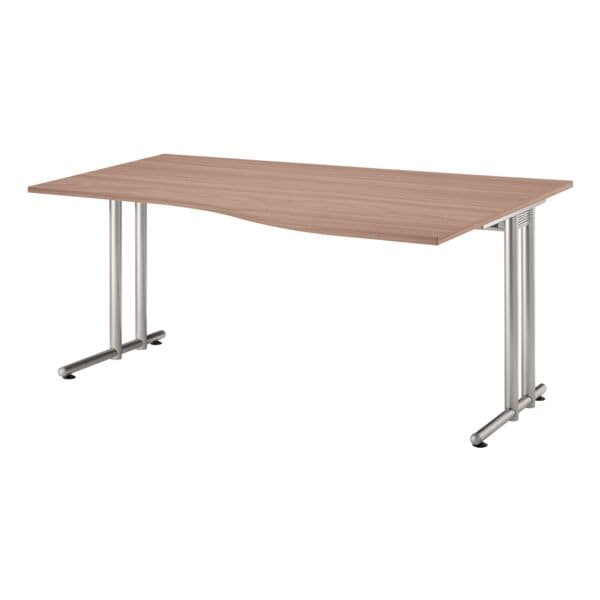Bureau, vrije vorm »Flexiline II« 180 cm