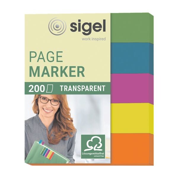 Herkleefbare markeerstroken »Transparant« HN616 50 x 12 mm