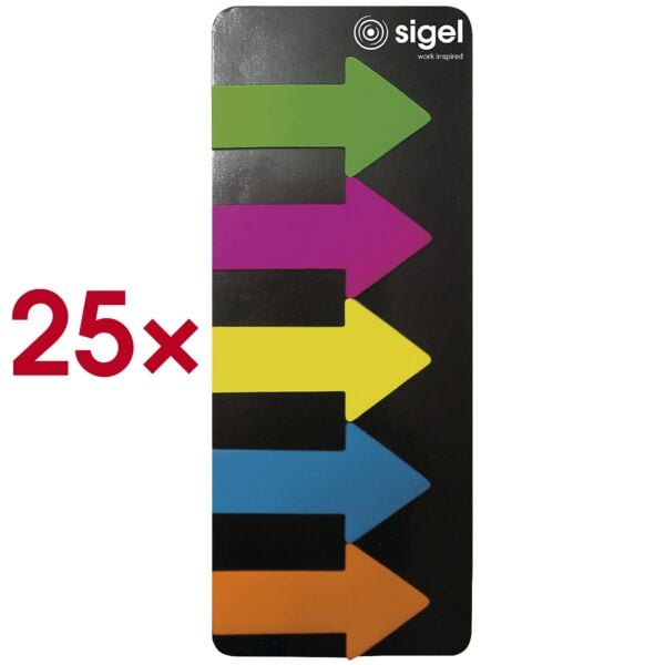 Herkleefbare markeerstroken »Big Arrow« HN600 25 x 45 mm