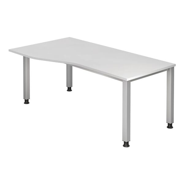 Bureau, vrije vorm »Q-Line« 180 cm
