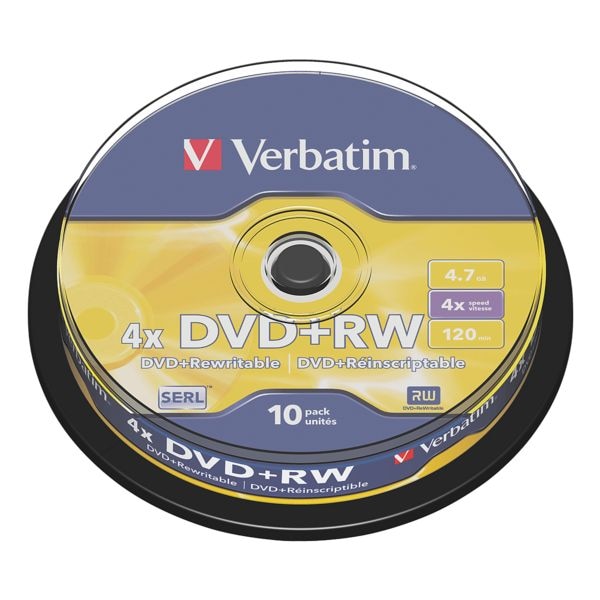 DVD's »DVD+RW« spindel met 10