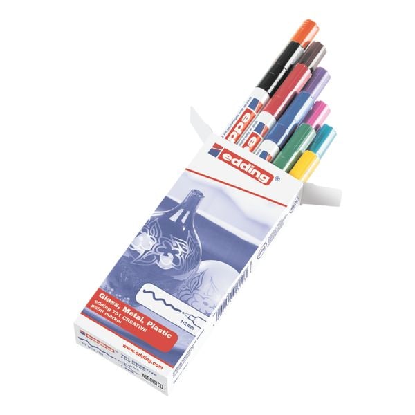 Pak van 10 verfmarkers »751«