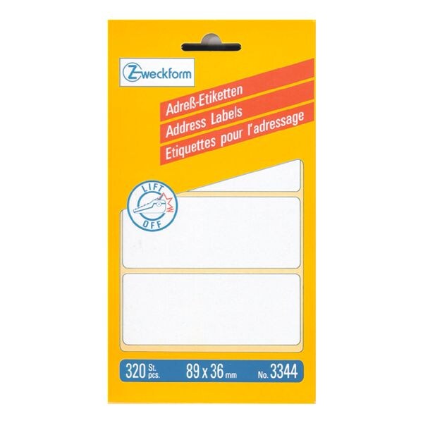 Pak van 320 adresetiketten »3344«