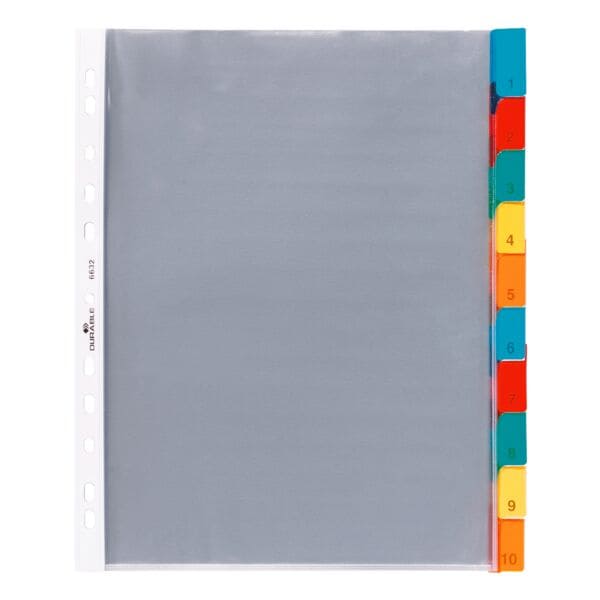 Kunststof hoesjes tabbladen 10-delig