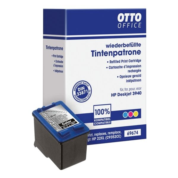 Inktpatroon vervangt HP »C9352AE« Nr. 22