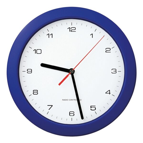 Radiogestuurde wandklok 51.001.216 Ø 25 cm