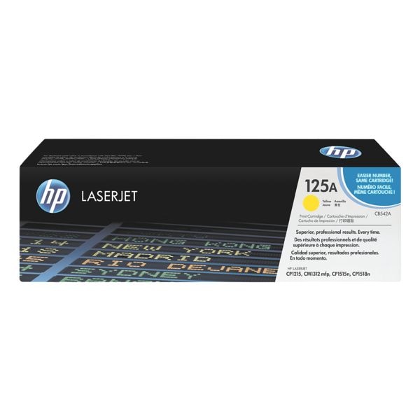 Inktcartridge »HP CB542A« HP 125A