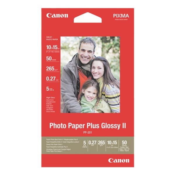 Fotopapier »Glossy Plus II« 10x15 50 bladen