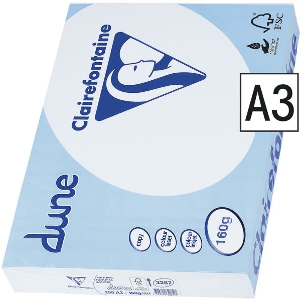 Multifunctioneel printpapier »Dune« A3/160 g (wit met crèmekleur)
