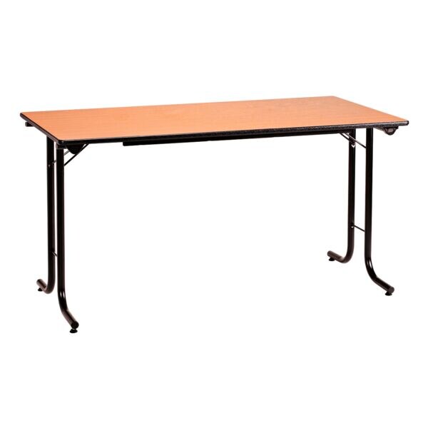Klaptafel 140 cm onderstel zwart
