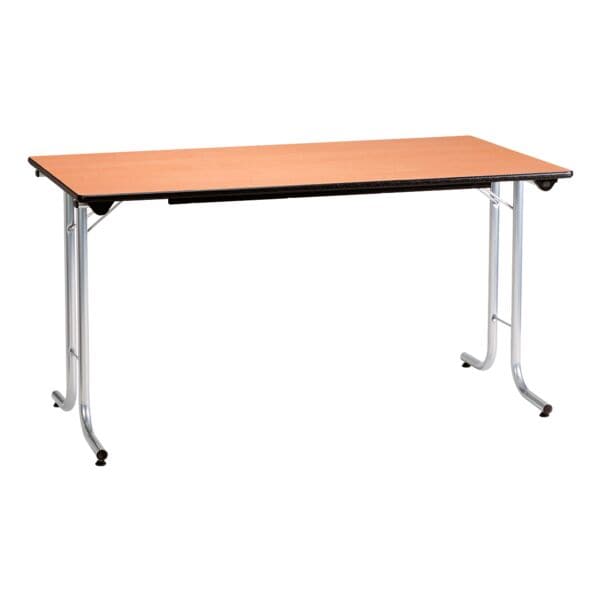 Klaptafel 140 cm onderstel alu kleur