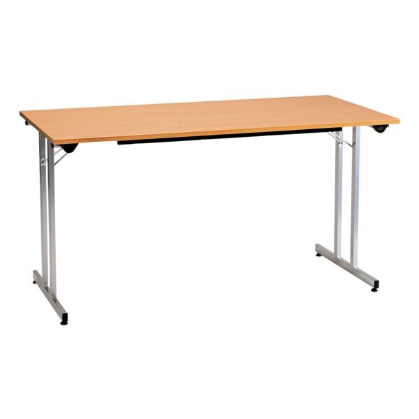 Klaptafel 120x80 cm onderstel alu kleur