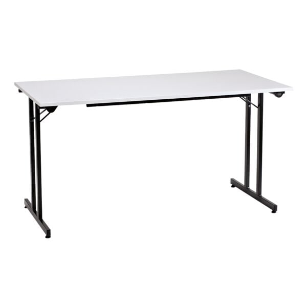 Klaptafel140x80 cm onderstel zwart