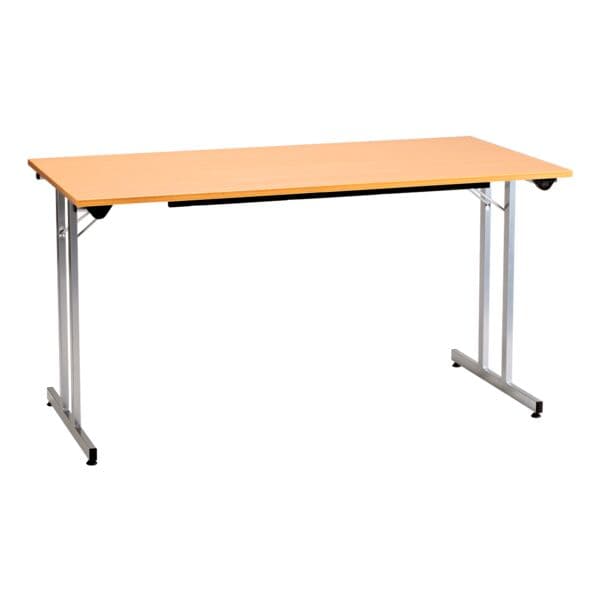 Klaptafel140x80 cm onderstel alu kleur