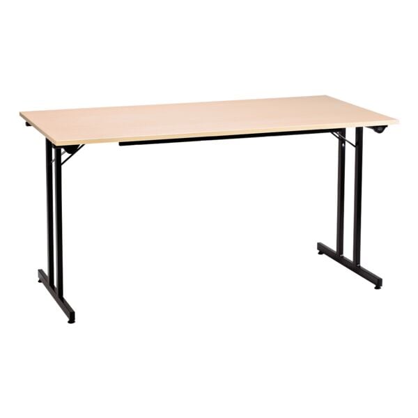 Klaptafel 160x80 cm onderstel zwart