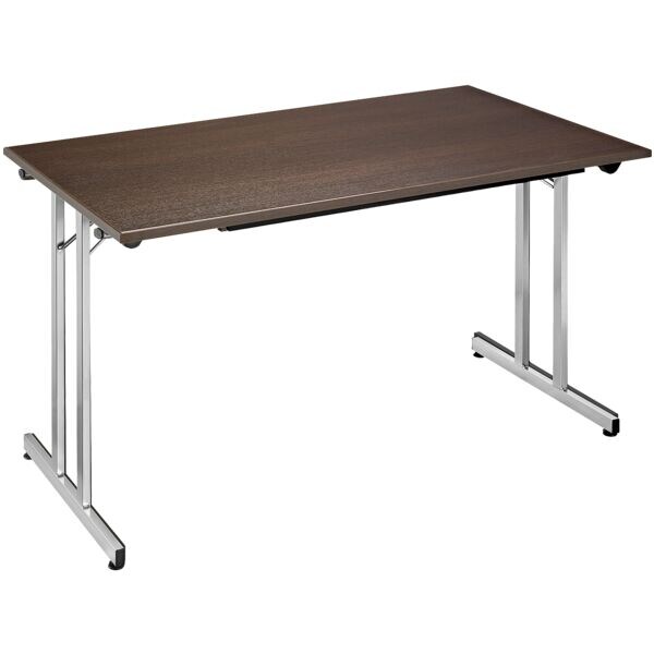Klaptafel 160x80 cm onderstel alu kleur