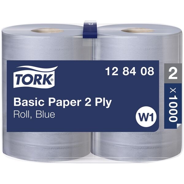 Industrieel-poetspapier blauw 2-laags 37x34 cm (2x 1000 doekjes)