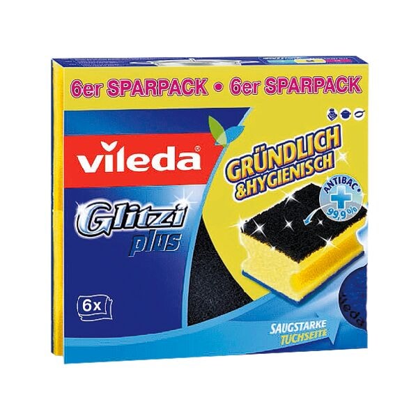 Pak met 6 pannenreiniger »Glitzi Plus«