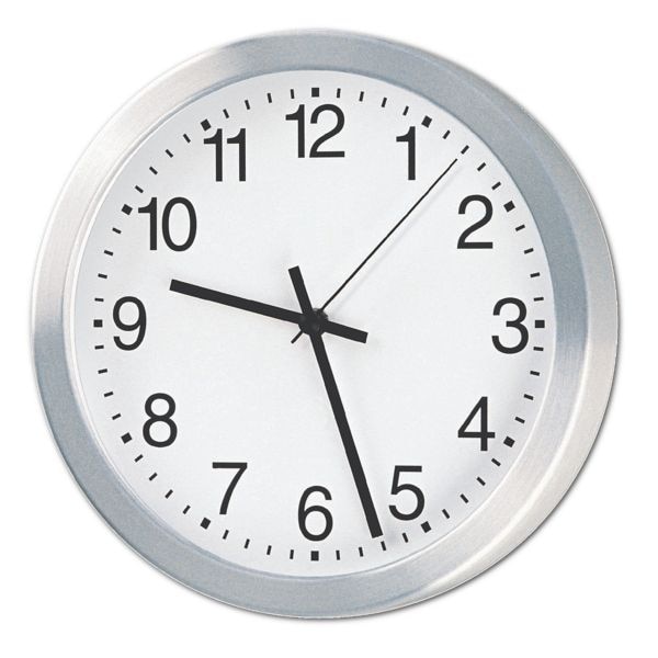 Radiogestuurde wandklok 51.190.305 Ø 30 cm