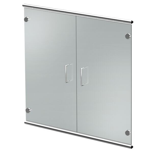 Glazen voorbouwdeuren »Artline Transparant« 2 OH