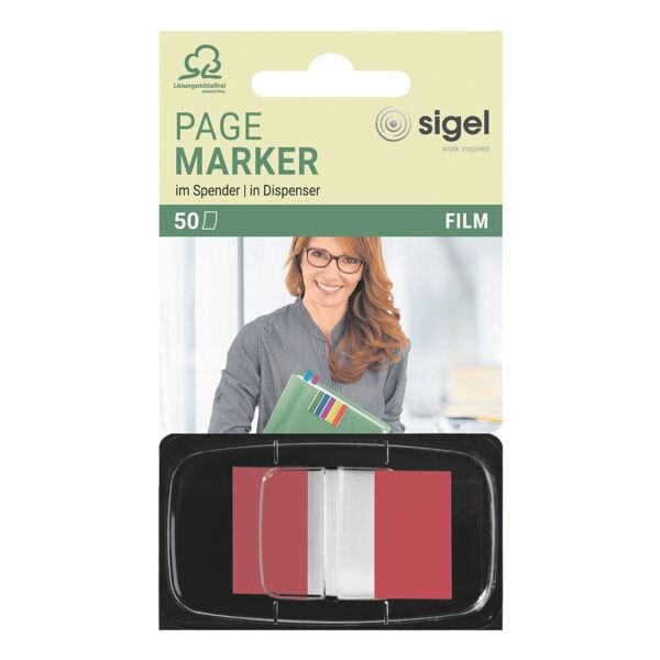 Herkleefbare markeerstroken »Z-Marker« 45 x 25 mm, rood