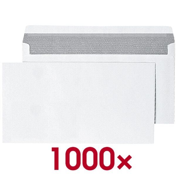 Enveloppen DL Max zonder venster met kleefstrip - 1000 stuks