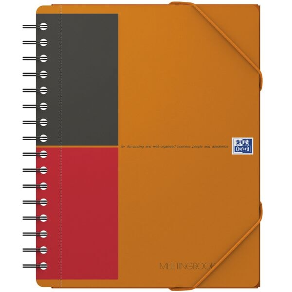 Business collegeblok »International meetingbook« A5 gelinieerd, premium papier