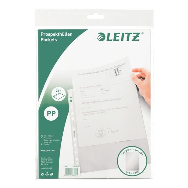 Insteekhoesjes »4796«A4 generfd - 25 stuks