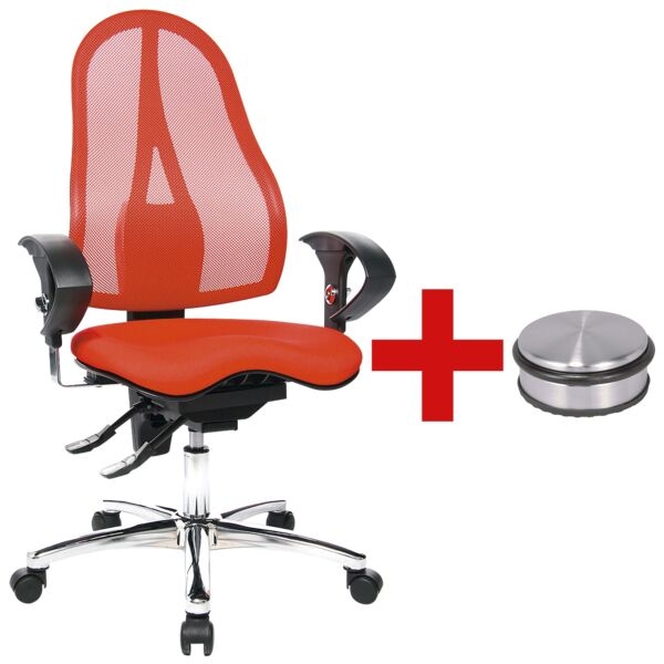 Bureaustoel »Balance 50« (zonder armleuningen) incl. GRATIS deurstopper »Disc«