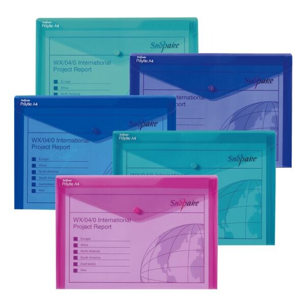 Documentenhoezen A4 liggend 180 bladen