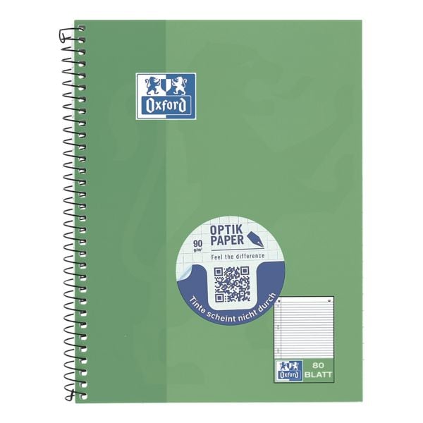 Collegeblok 100050392 A5 gelinieerd, houtvrij papier