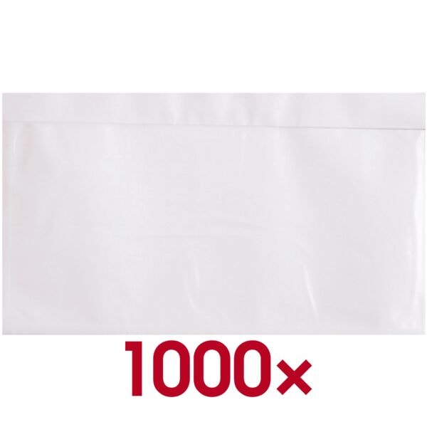 Hoesjes voor documenten en afleverbonnen blanco DL 1000 stuks