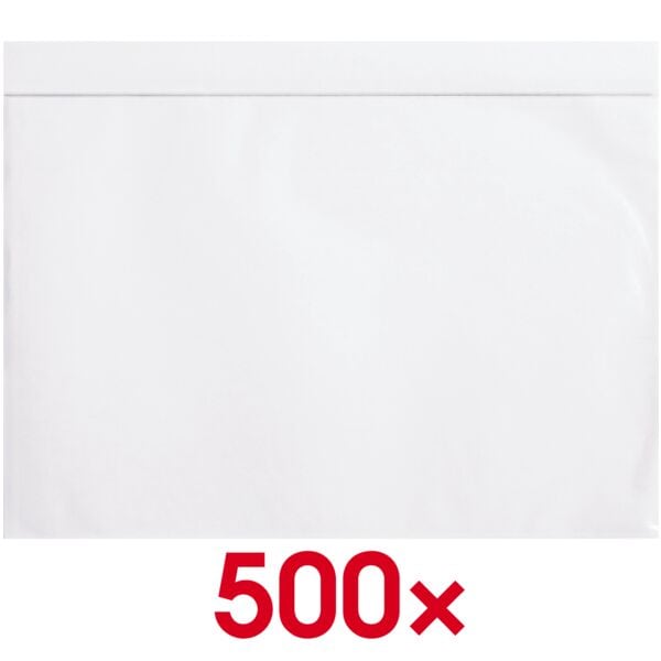 Hoesjes voor documenten en afleverbonnen C5 500 stuks