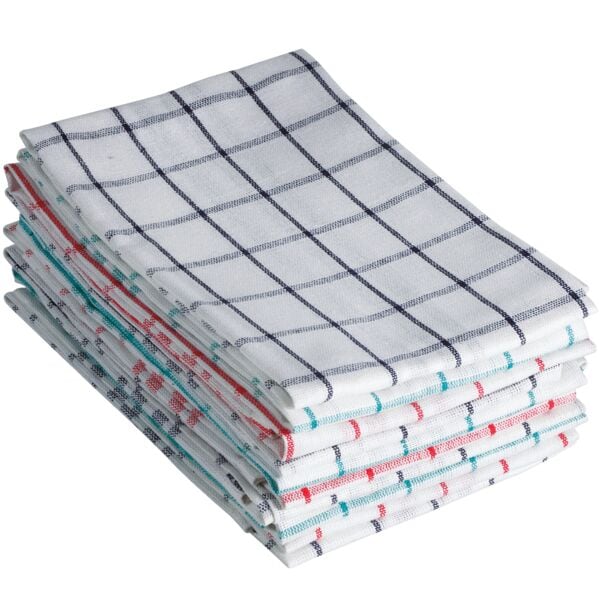 Theedoeken (verschillende motieven) in pak van 10