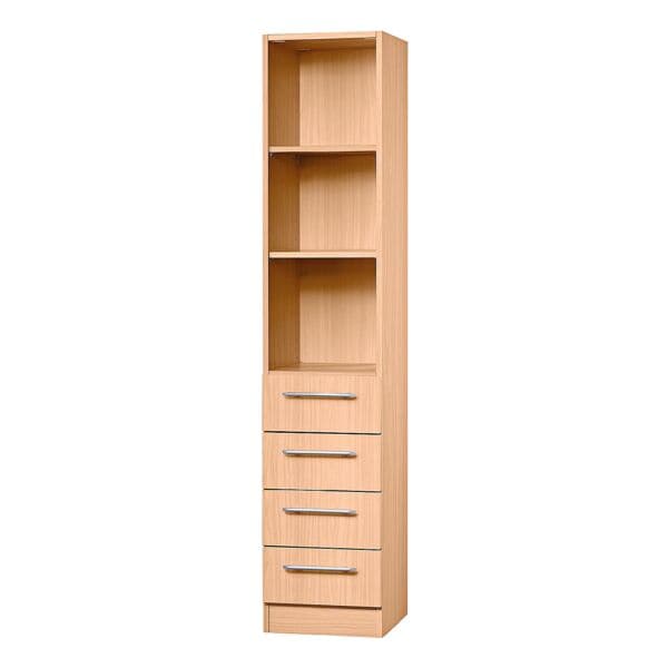 Multifunctionele open kast »Q-Line« 40,6 cm smal 4 lades
