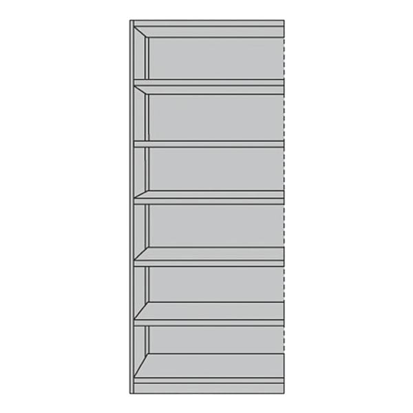 Open kastdeel »Office 7 OH« met achterwand (960x400 mm)