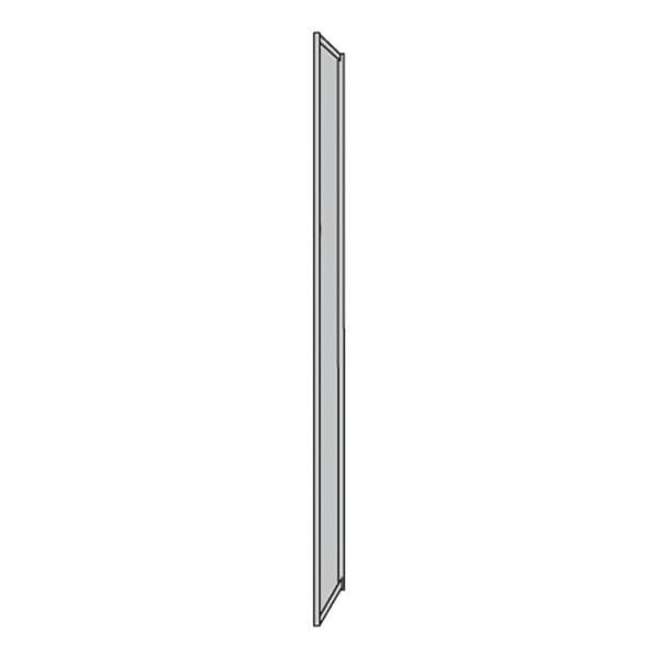 Afsluitlijst voor einde open kast »Office 7 OH« 40 cm diep