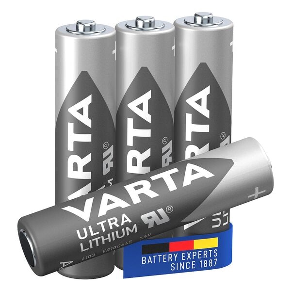 Pak van 4 batterijen »ULTRA LITHIUM« Micro / AAA / CR03