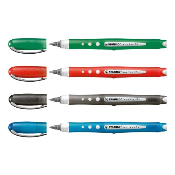 Pak met 4 rollerballs »Worker Colorful +«