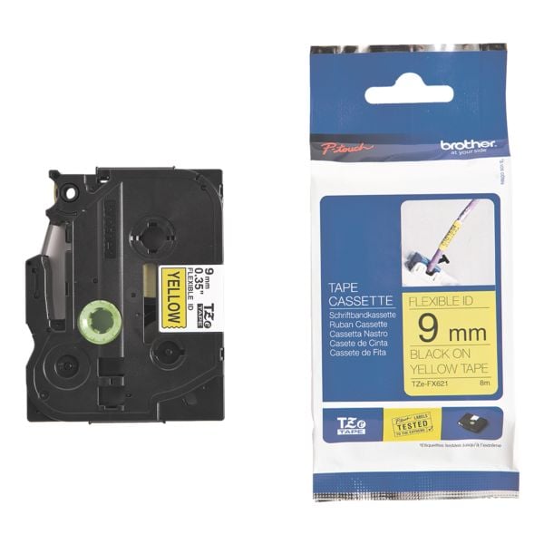 TZe-labeltape »TZe-FX221« - 9 mm x 8 m