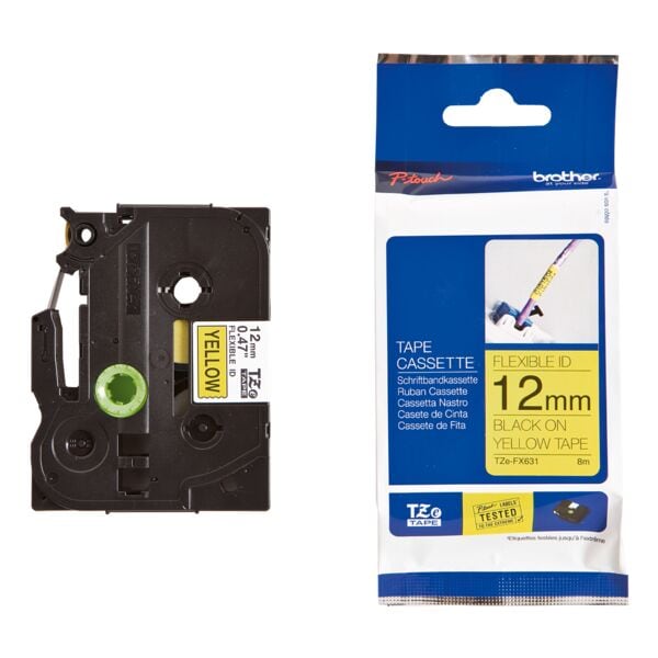 TZe-labeltape »TZe-FX231« 12 mm x 8 m