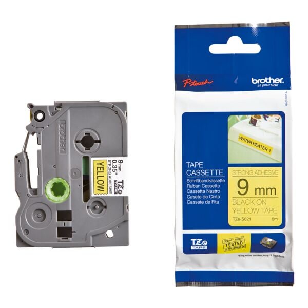 TZe-labeltape »TZe-S621« - 9 mm x 8 m